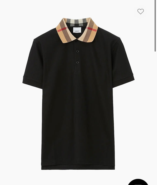 Black Burberry Polo